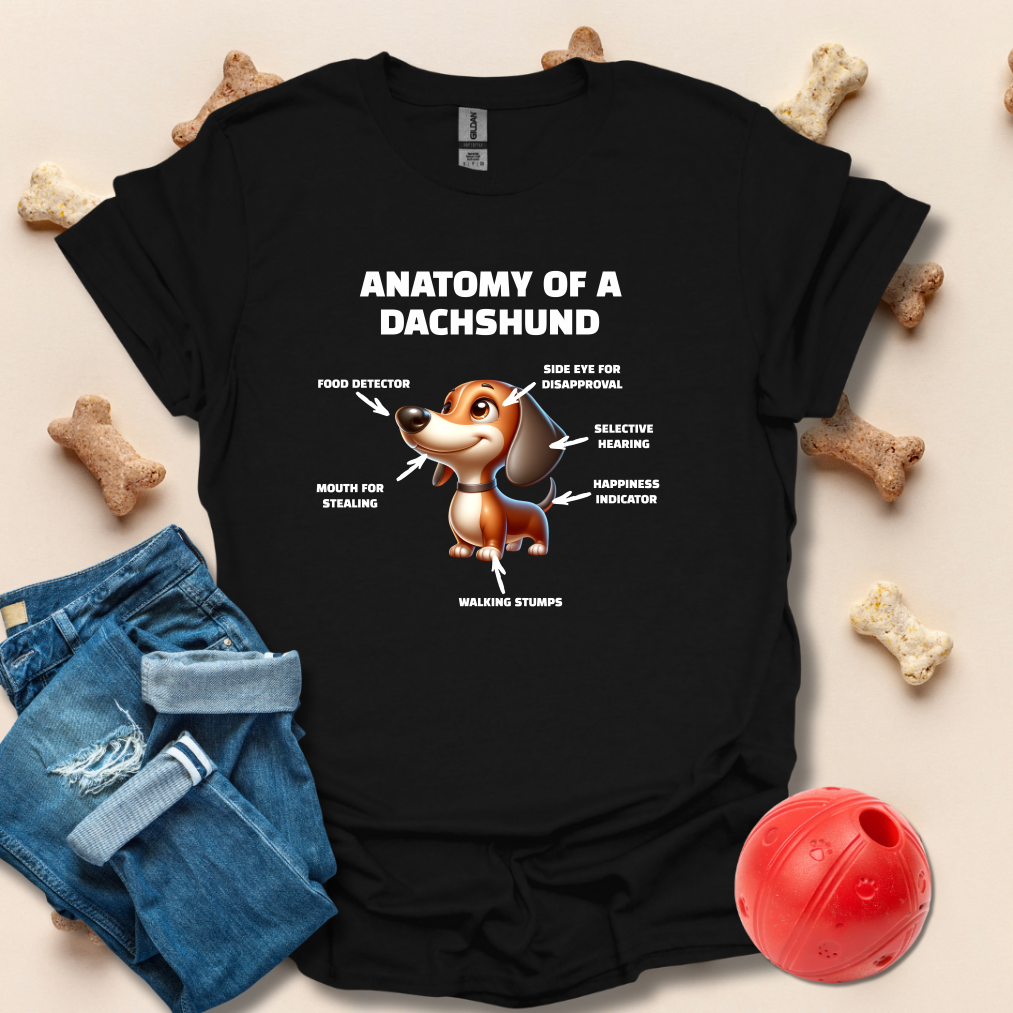 Anatomy Of A Dachshund T-Shirt
