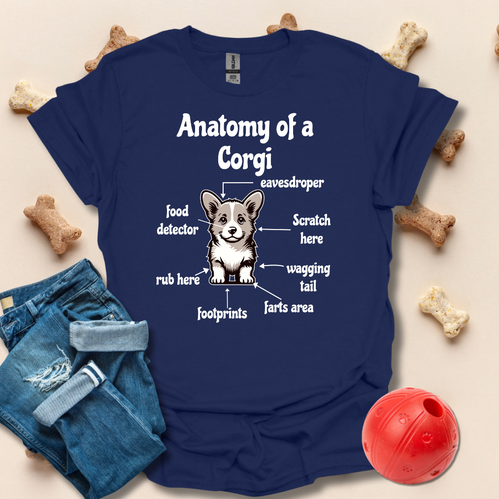 Anatomy Of A Corgi T-Shirt
