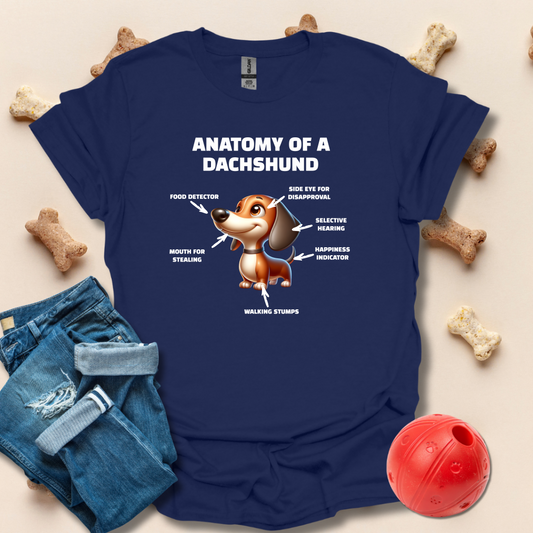 Anatomy Of A Dachshund T-Shirt