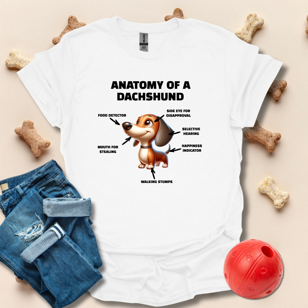 Anatomy Of A Dachshund T-Shirt