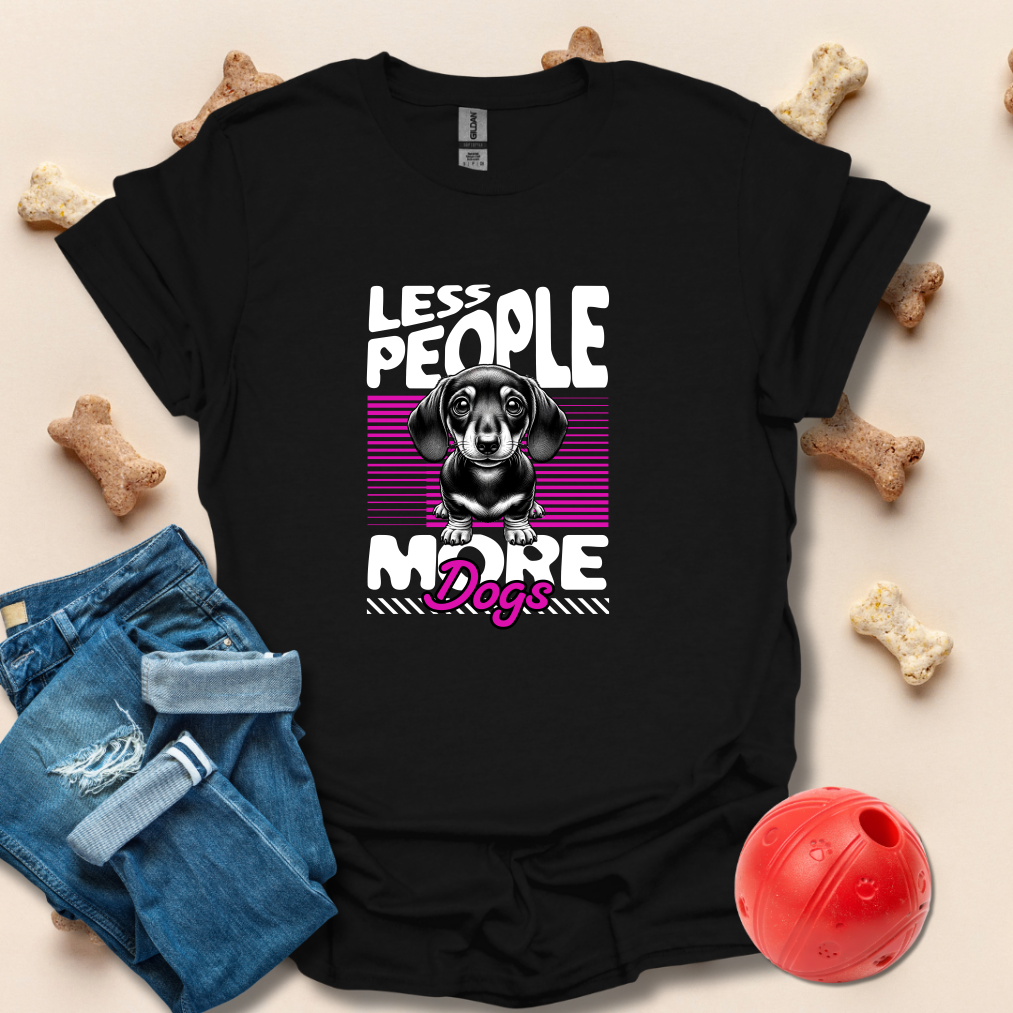 Less People More Dogs T-Shirt