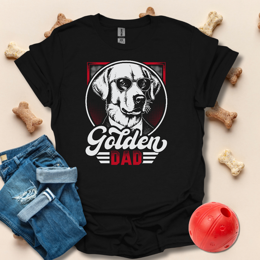 Golden Dad Golden Retriever T-Shirt