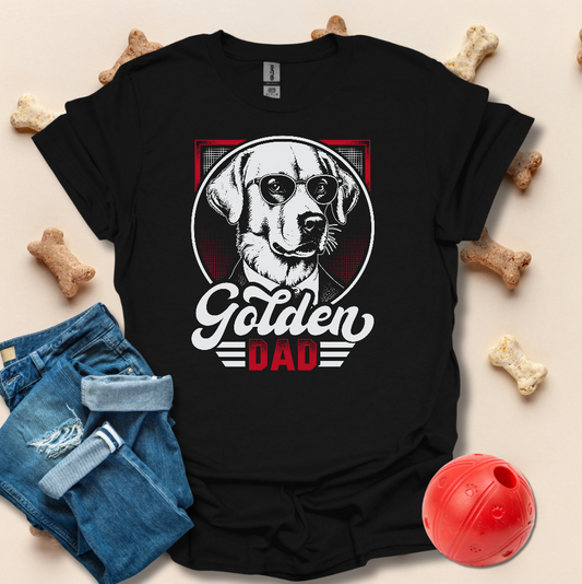 Golden Dad Golden Retriever T-Shirt