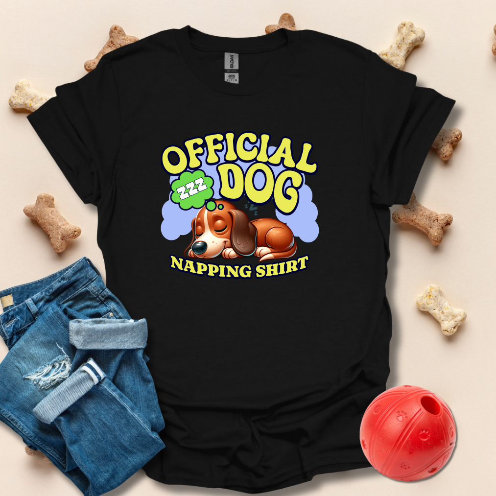 Official Dog Napping Shirt T-Shirt