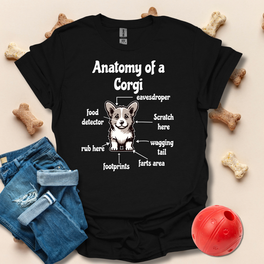 Anatomy Of A Corgi T-Shirt