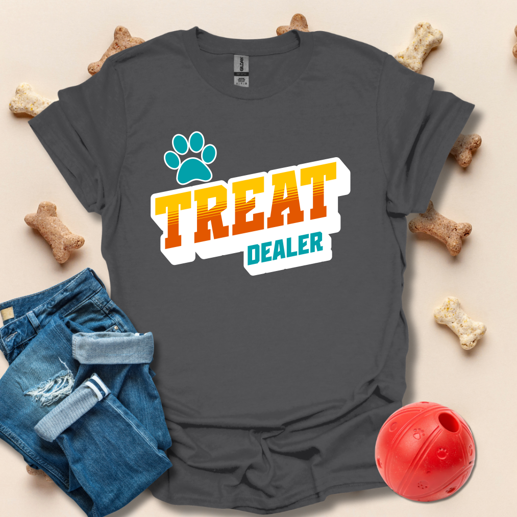 Treat Dealer Funny Dog T-Shirt