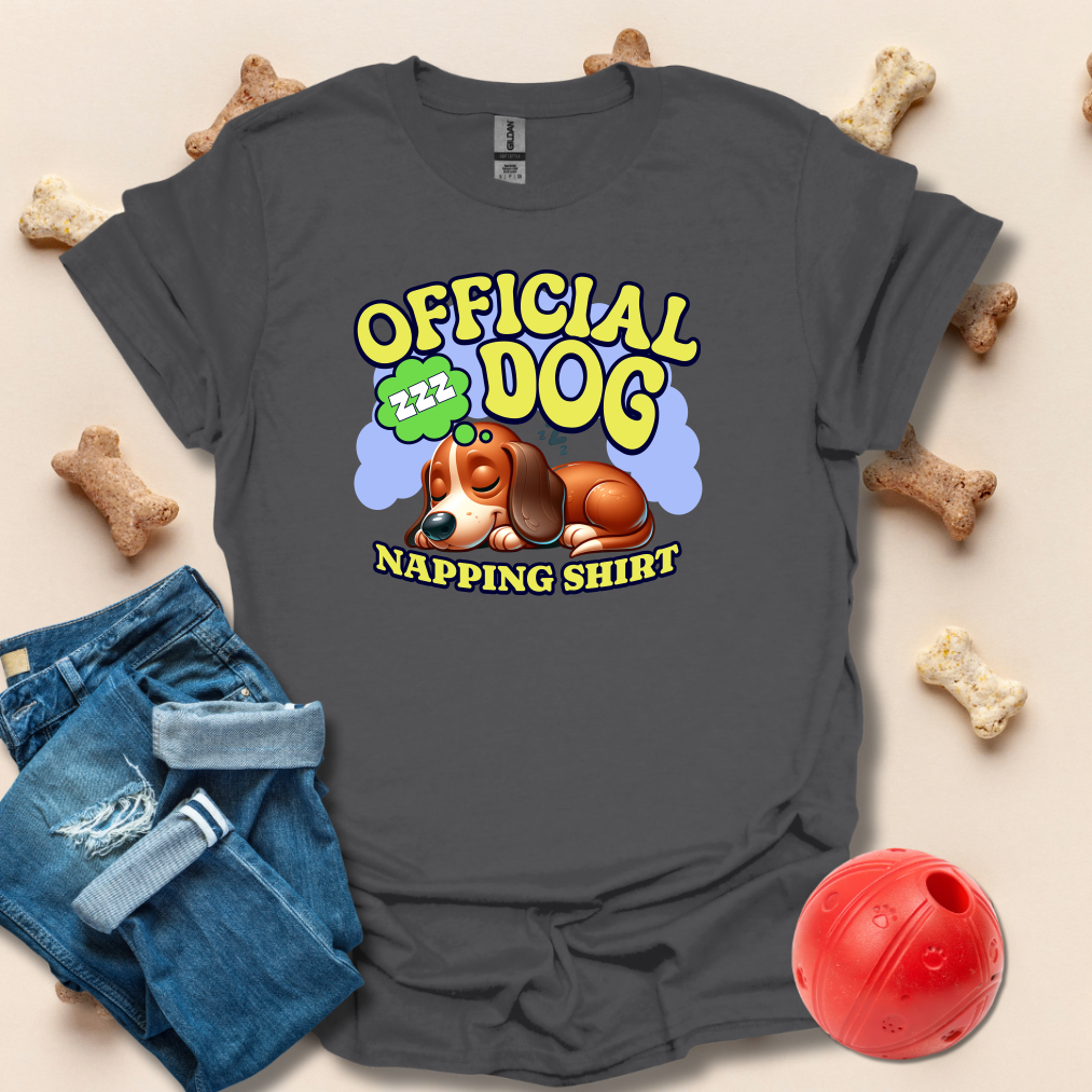 Official Dog Napping Shirt T-Shirt