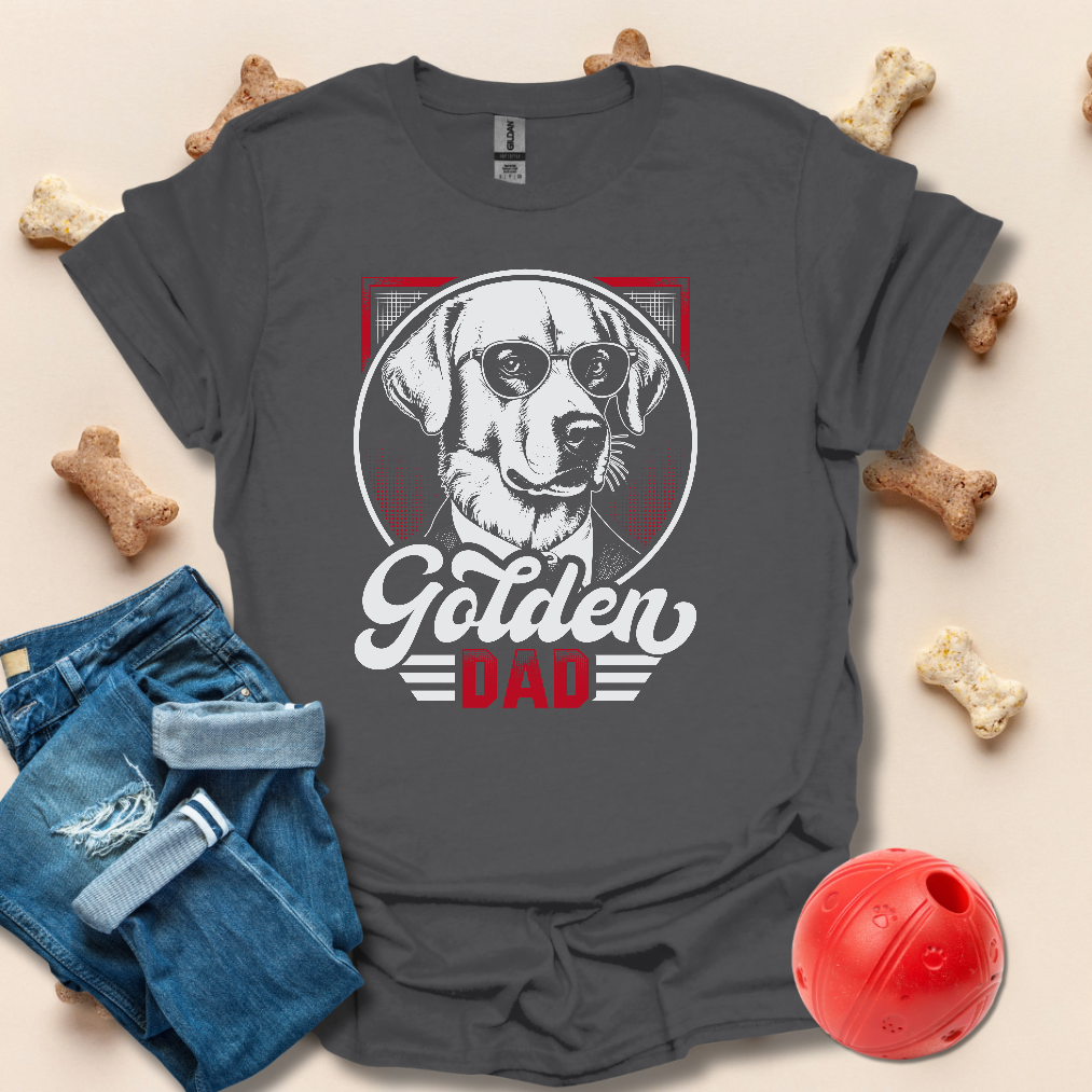 Golden Dad Golden Retriever T-Shirt