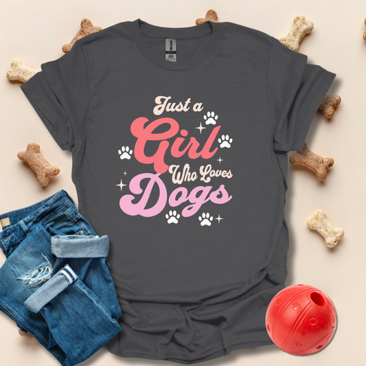 Just A Girl Who Loves Dogs T-Shirt