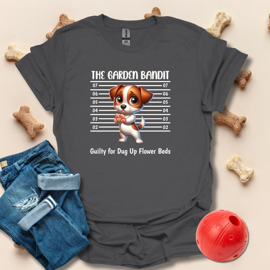 The Garden Bandit Funny Dog T-Shirt