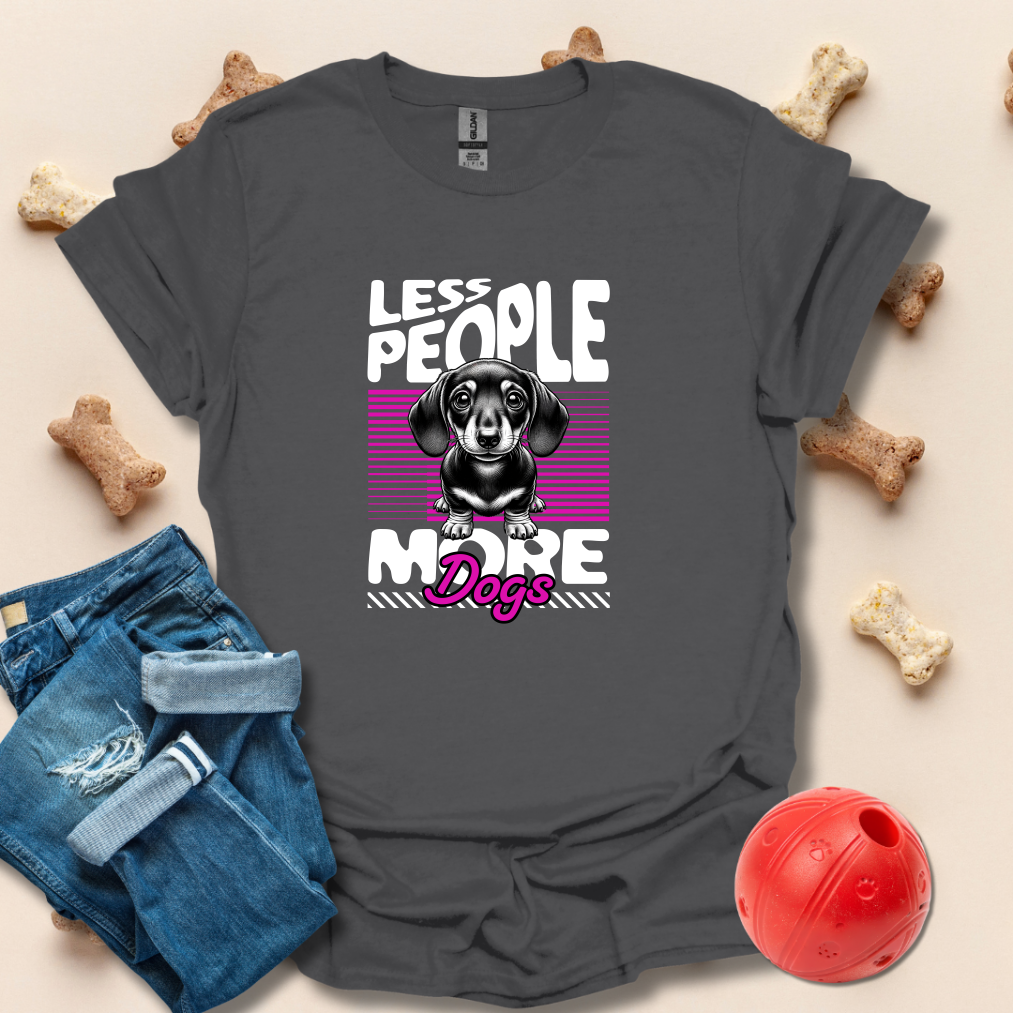 Less People More Dogs T-Shirt