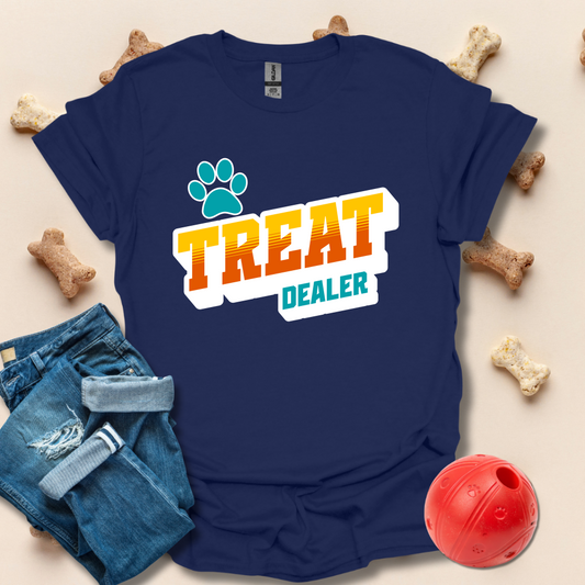 Treat Dealer Funny Dog T-Shirt