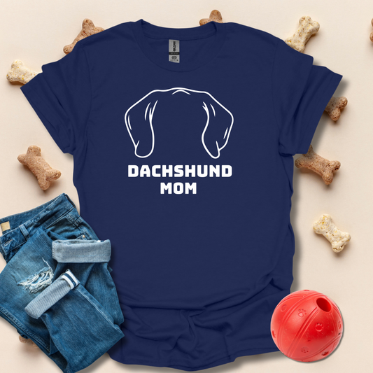 Dachshund Mom Dog Ears T-Shirt