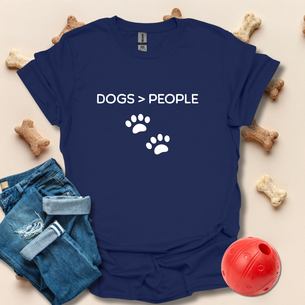 Dogs Greater Than People T-Shirt
