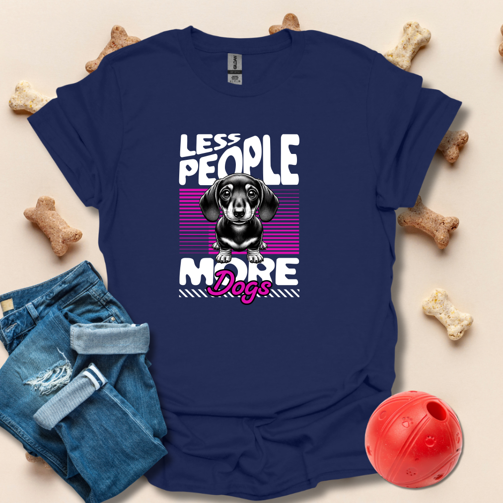 Less People More Dogs T-Shirt