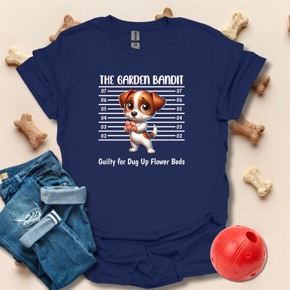 The Garden Bandit Funny Dog T-Shirt
