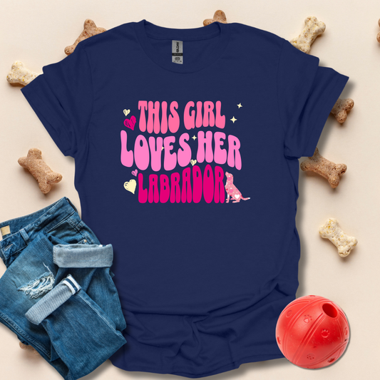 This Girl Loves Her Labrador T-Shirt