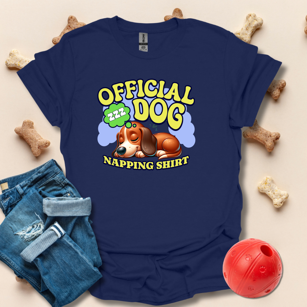Official Dog Napping Shirt T-Shirt