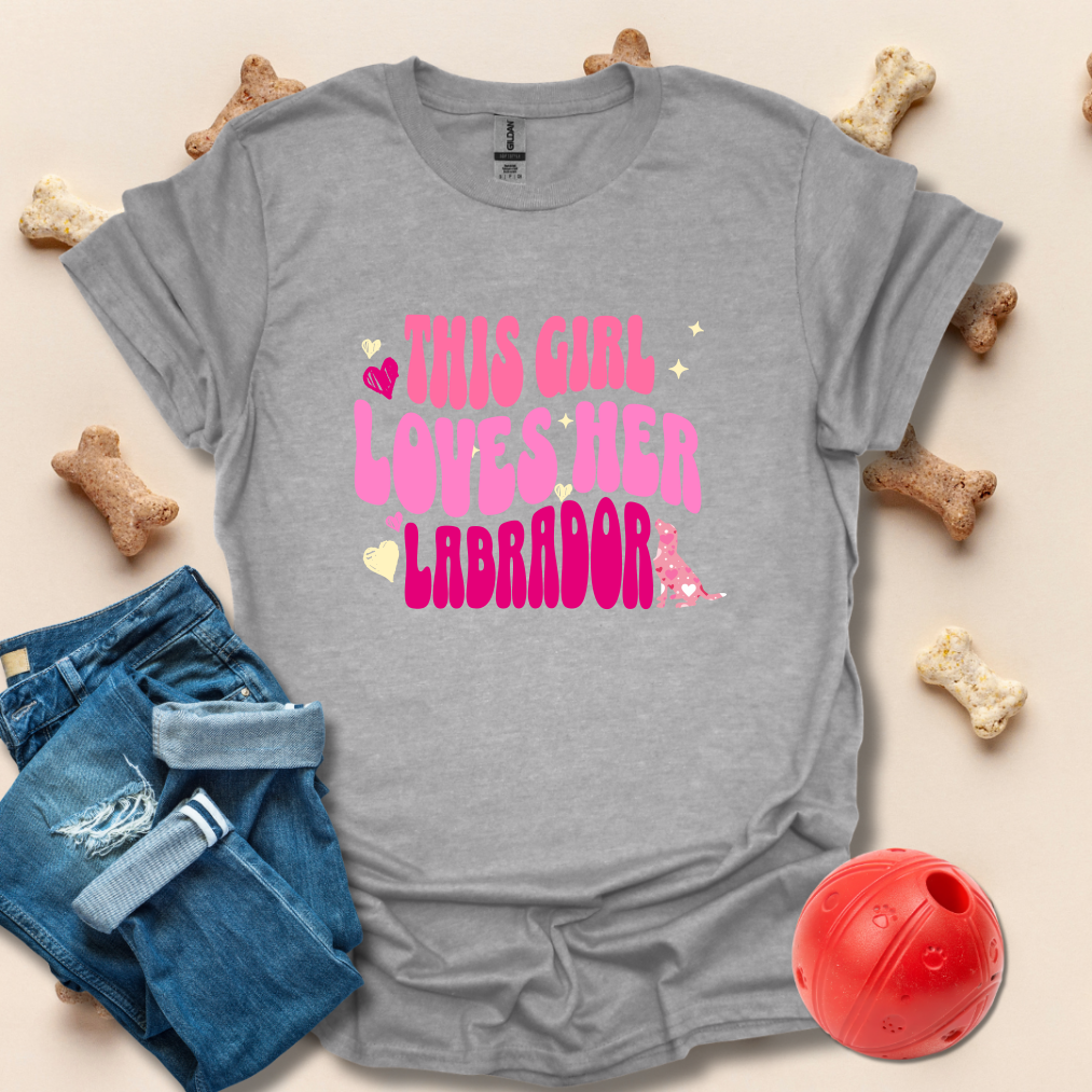 This Girl Loves Her Labrador T-Shirt