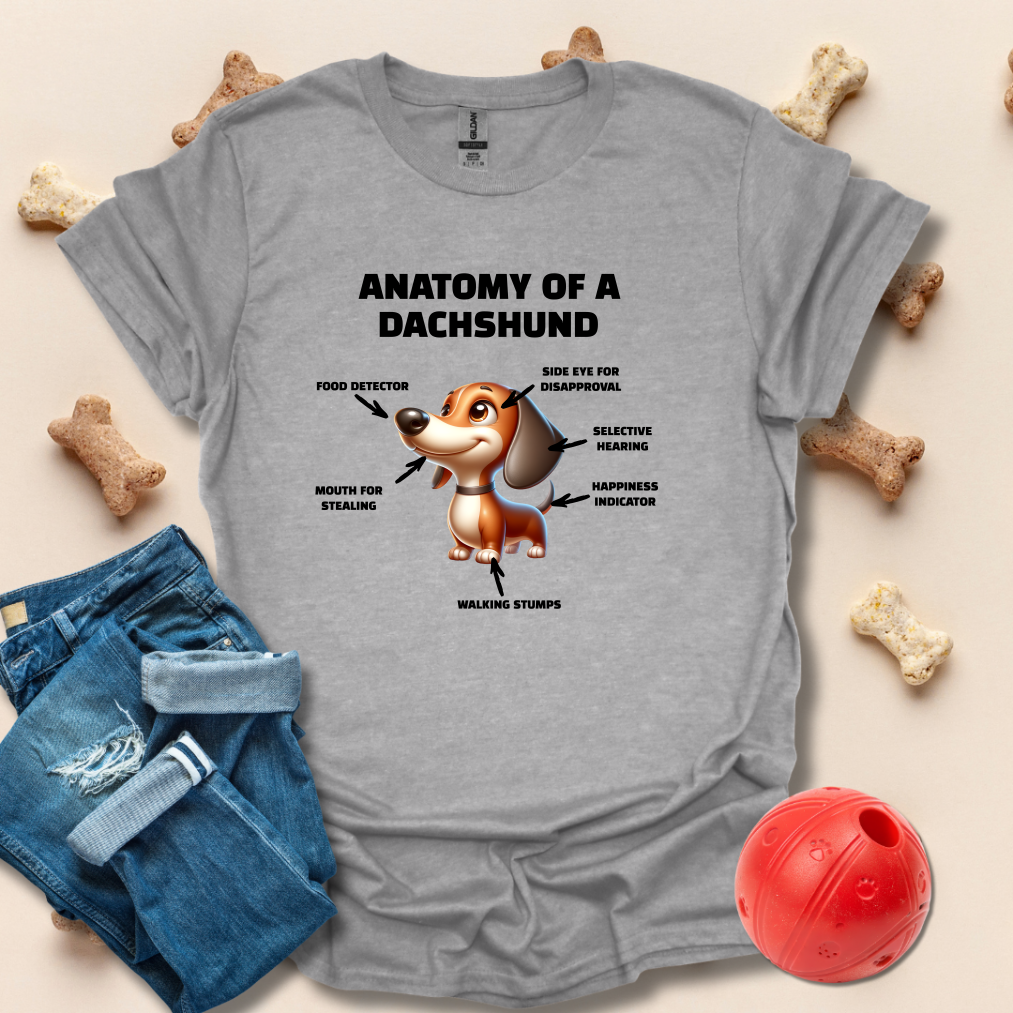 Anatomy Of A Dachshund T-Shirt