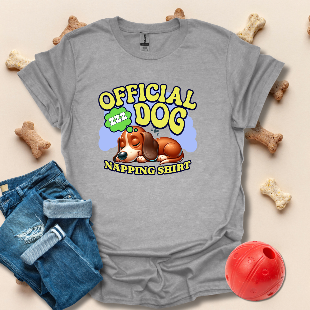 Official Dog Napping Shirt T-Shirt