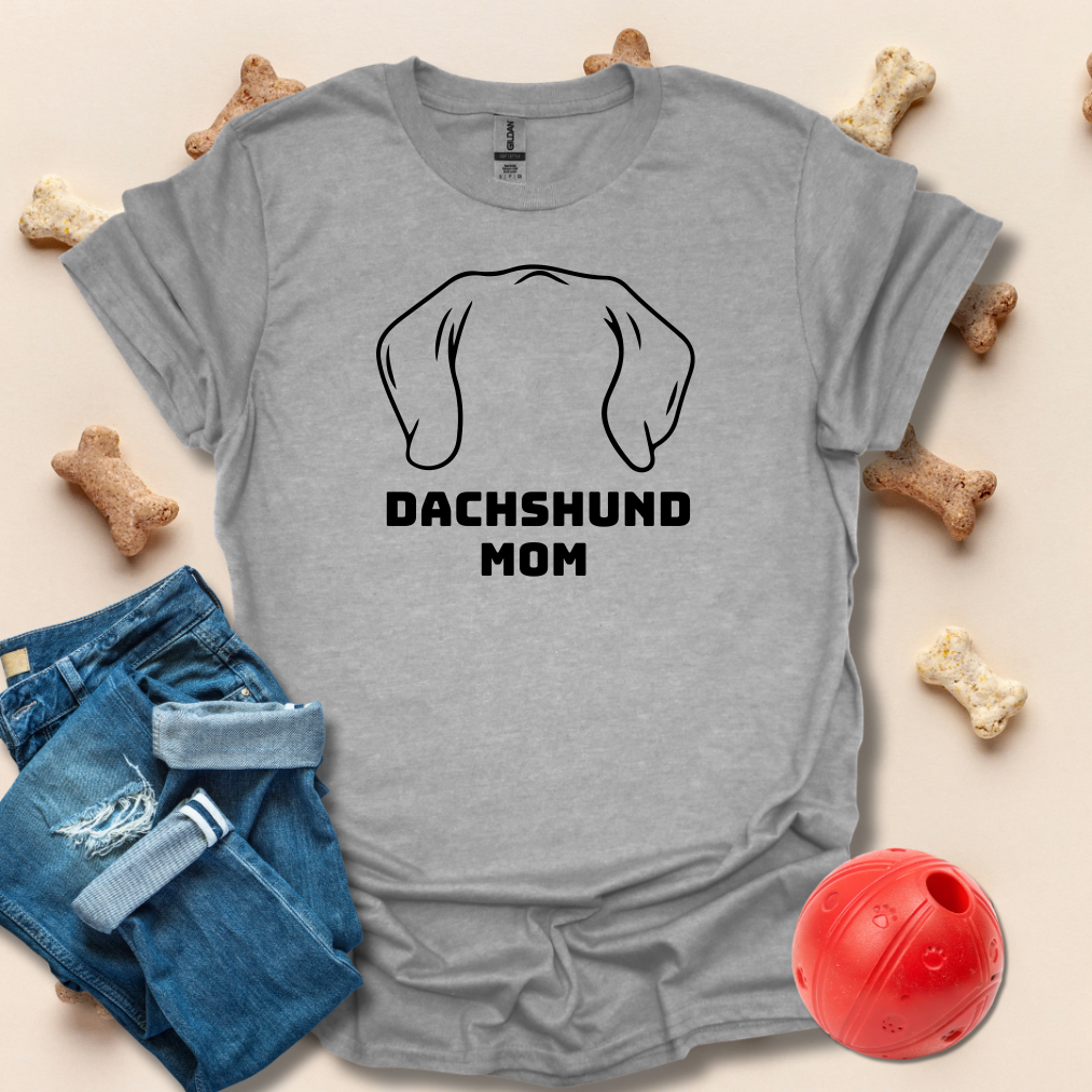 Dachshund Mom Dog Ears T-Shirt