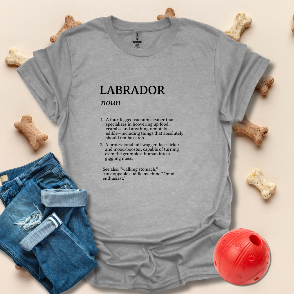 Labrador Dictionary Definition Funny T-Shirt