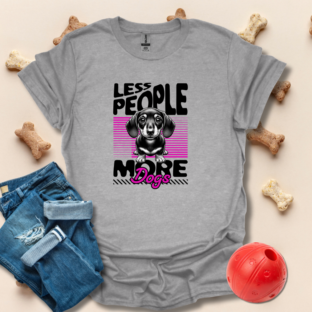 Less People More Dogs T-Shirt