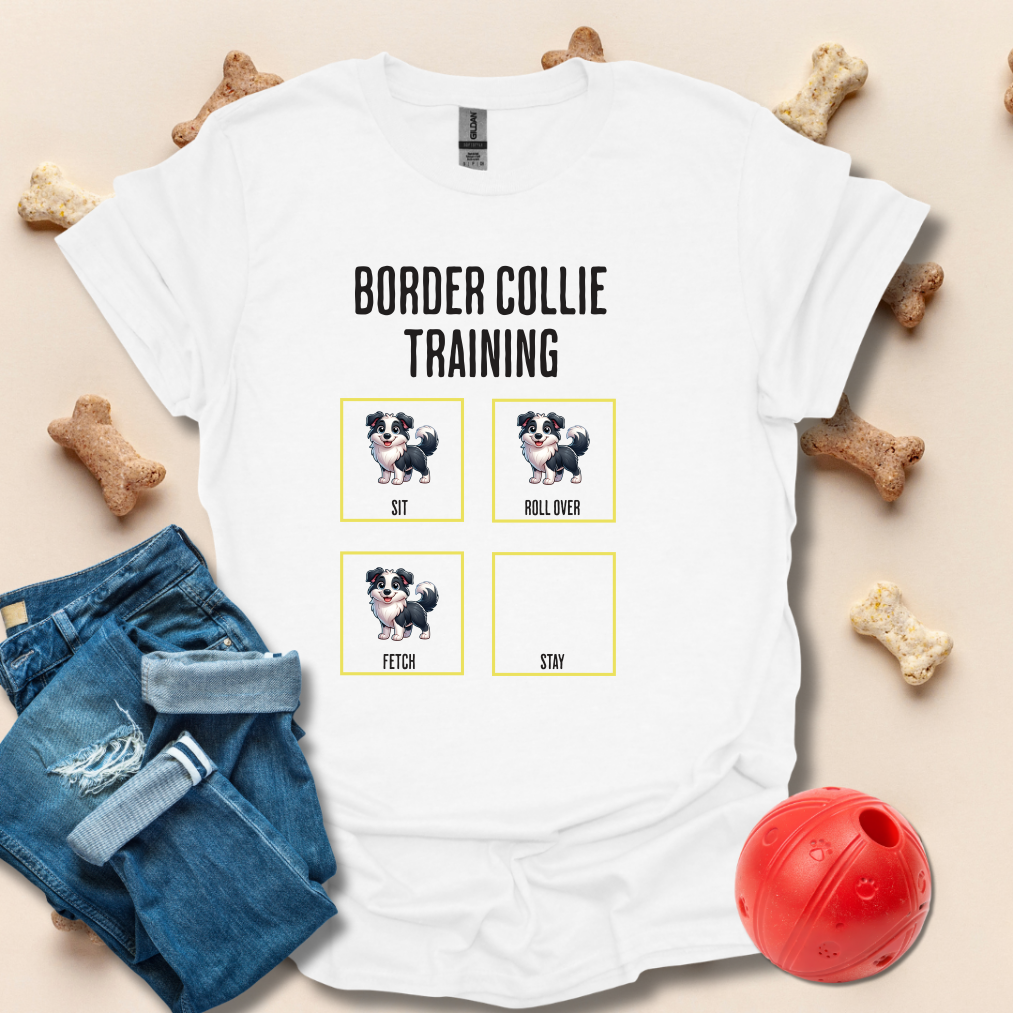 Border Collie Training Funny Dog T-Shirt