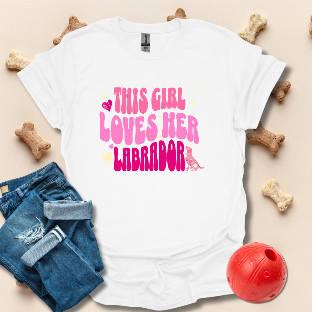 This Girl Loves Her Labrador T-Shirt