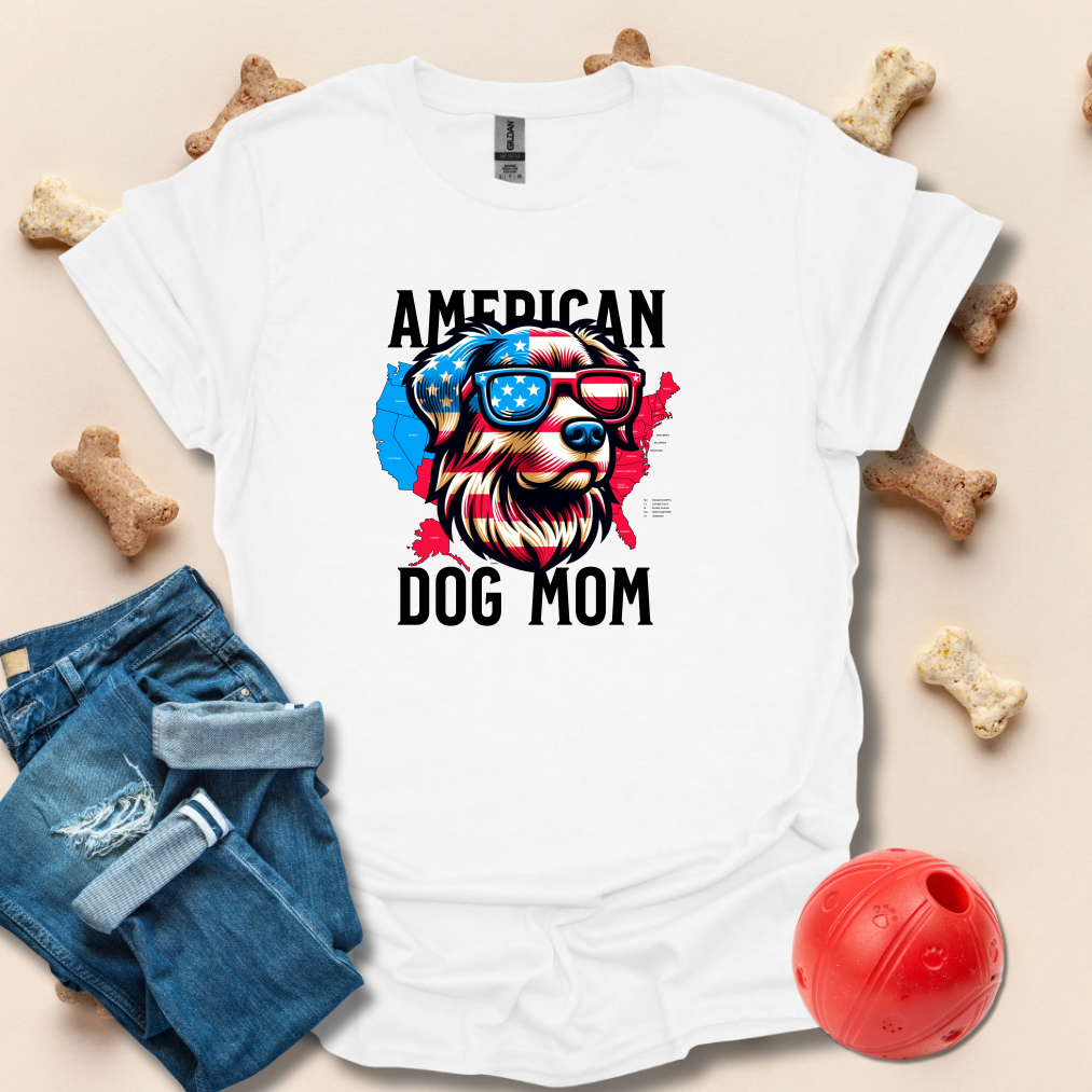 American Dog Mom T-Shirt