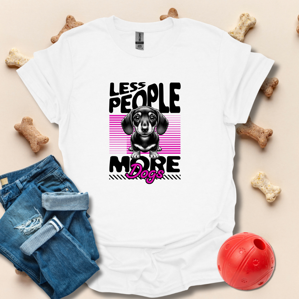Less People More Dogs T-Shirt
