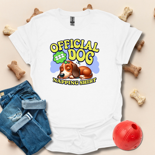 Official Dog Napping Shirt T-Shirt